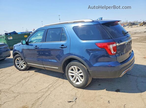1FM5K7D86HGA02665 2017 FORD FORD EXPLORER Blue Trasero izquierdo
