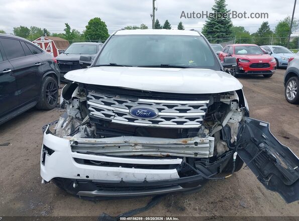 1FM5K7D86KGA39190 2019 FORD EXPLORER Белый Вид щитка приборов