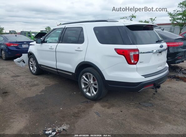 1FM5K7D86KGA39190 2019 FORD EXPLORER Белый Задняя левая четверть