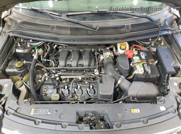 1FM5K7D86KGA71833 2019 FORD EXPLORER Gray Engine compartment view