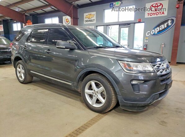 1FM5K7D86KGA71833 2019 FORD EXPLORER Gray Front right