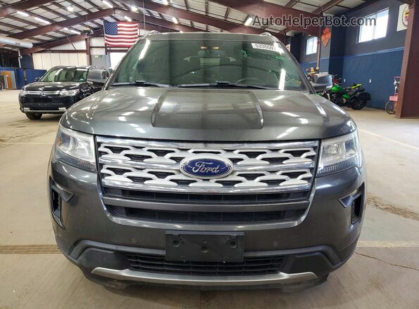 1FM5K7D86KGA71833 2019 FORD EXPLORER Gray Front view