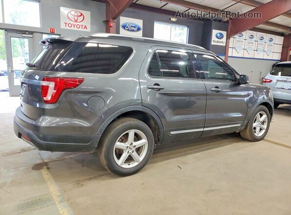 1FM5K7D86KGA71833 2019 FORD EXPLORER Gray Rear right