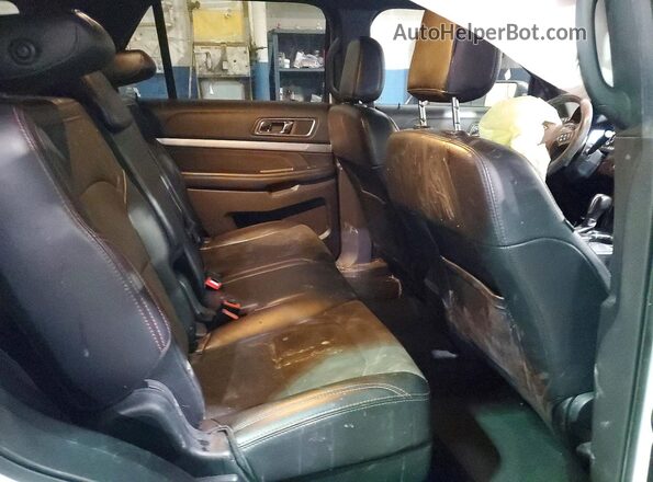 1FM5K7D86KGB05754 2019 FORD FORD EXPLORER White Rear interior view