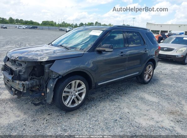 1FM5K7D87HGC17777 2017 FORD EXPLORER Black Vista tres cuartos delantera izquierda