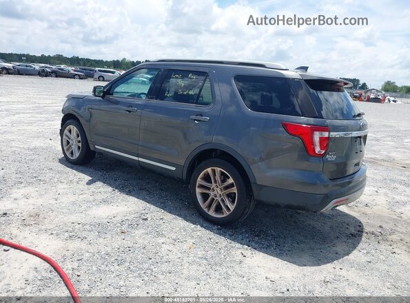 1FM5K7D87HGC17777 2017 FORD EXPLORER Black Trasero izquierdo