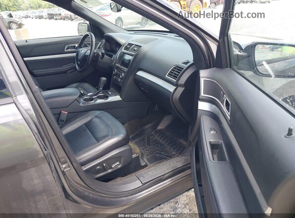 1FM5K7D87HGC17777 2017 FORD EXPLORER Black Vista interior delantera