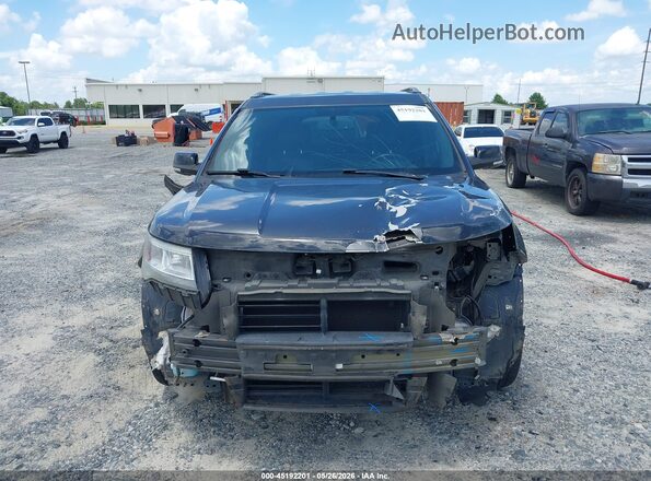 1FM5K7D87HGC17777 2017 FORD EXPLORER Black Vista del cuadro de instrumentos