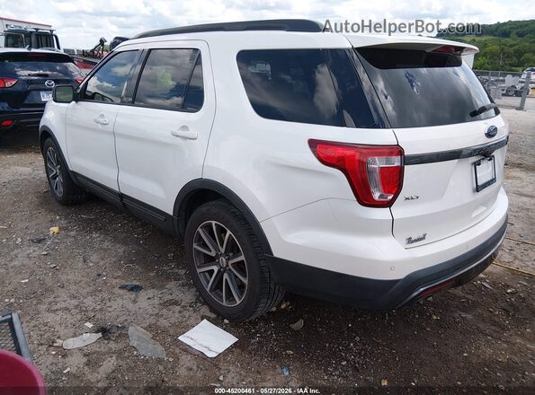 1FM5K7D87HGD49163 2017 FORD EXPLORER White Tył lewy
