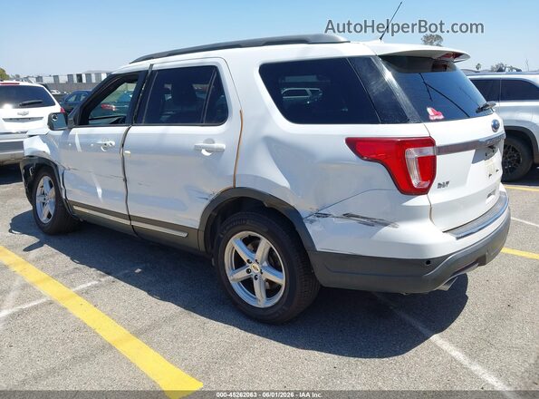 1FM5K7D87JGA19559 2018 FORD EXPLORER White Задня ліва чверть
