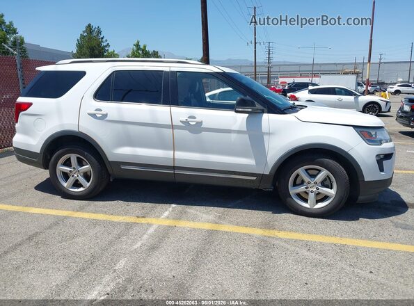1FM5K7D87JGA19559 2018 FORD EXPLORER White Вид задньої частини салону