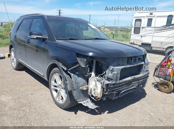 1FM5K7D88GGC33002 2016 FORD EXPLORER Black Դիմացի տեսք