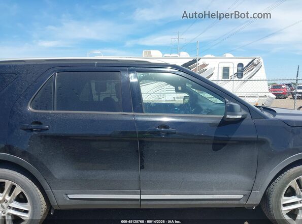 1FM5K7D88GGC33002 2016 FORD EXPLORER Black Սալոնի հետևի տեսք