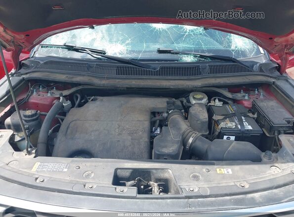 1FM5K7D88HGA75584 2017 FORD EXPLORER Red Vista trasera