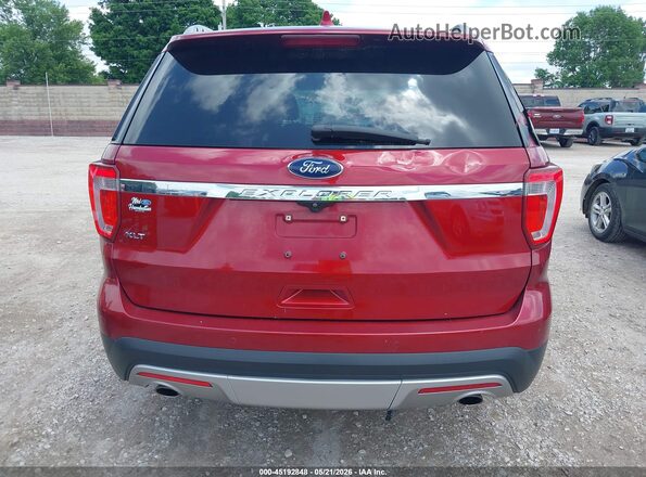 1FM5K7D88HGA75584 2017 FORD EXPLORER Red 