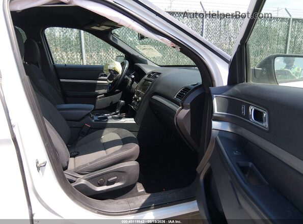 1FM5K7D88KGA32547 2019 FORD EXPLORER White წინა სალონის ხედი