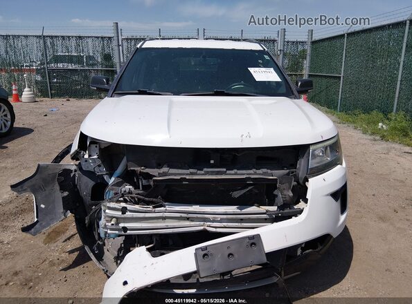 1FM5K7D88KGA32547 2019 FORD EXPLORER White უკანა სალონის ხედი
