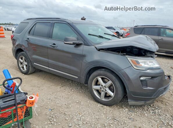 1FM5K7D88KGA72790 2019 FORD EXPLORER Gray წინა მარჯვენა