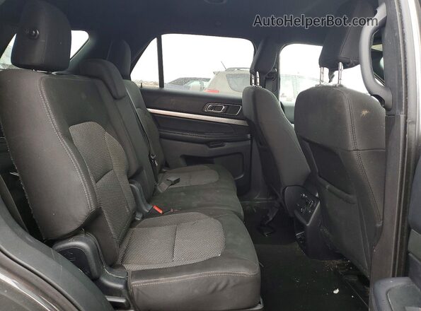 1FM5K7D88KGA72790 2019 FORD EXPLORER Gray უკანა სავარძლების ხედი