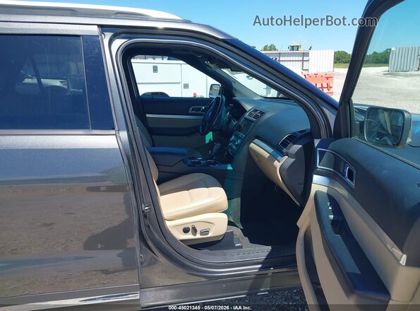 1FM5K7D89GGC20128 2016 FORD FORD EXPLORER Gray Սալոնի դիմացի տեսք
