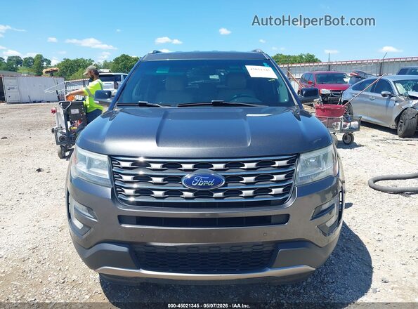1FM5K7D89GGC20128 2016 FORD FORD EXPLORER Gray Սալոնի հետևի տեսք
