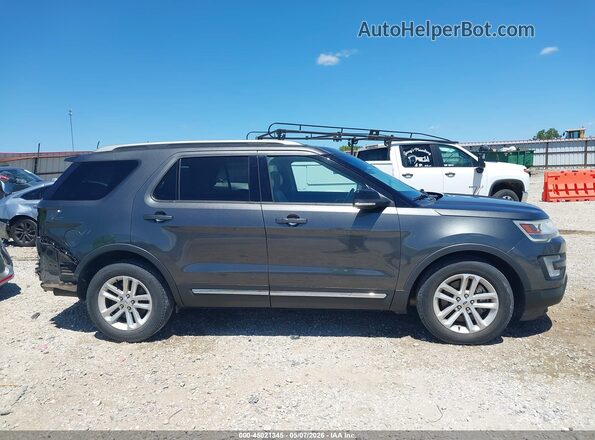 1FM5K7D89GGC20128 2016 FORD FORD EXPLORER Gray Սալոնի 360 աստիճան տեսք