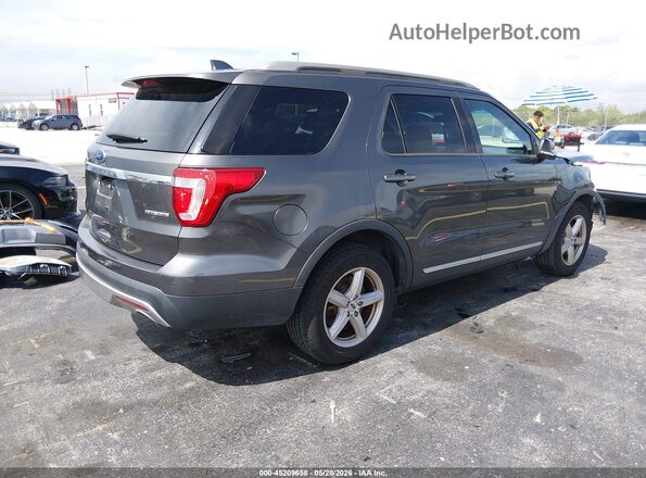 1FM5K7D89GGC54859 2016 FORD EXPLORER Gray 