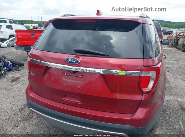 1FM5K7D89HGD14219 2017 FORD EXPLORER Красный 