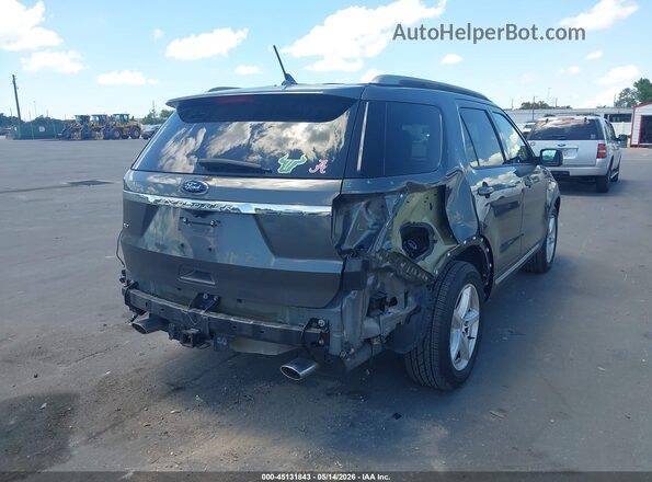 1FM5K7D89JGA34175 2018 FORD EXPLORER Gray Задня права чверть