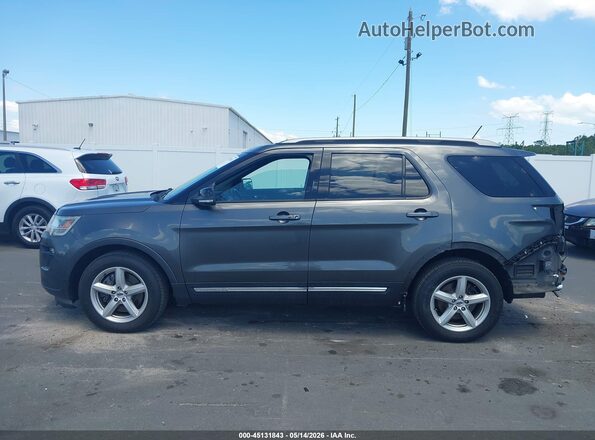 1FM5K7D89JGA34175 2018 FORD EXPLORER Gray 