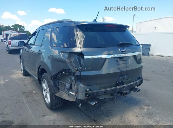 1FM5K7D89JGA34175 2018 FORD EXPLORER Gray Задня ліва чверть