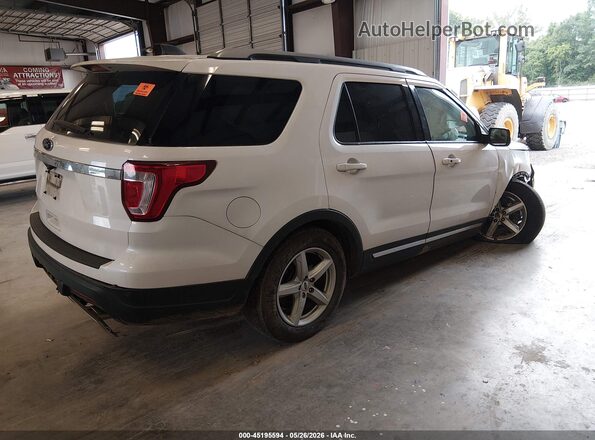 1FM5K7D89JGC63374 2018 FORD EXPLORER White Rear right