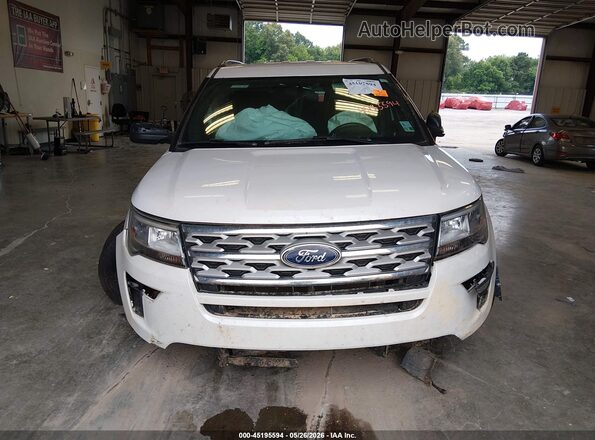 1FM5K7D89JGC63374 2018 FORD EXPLORER White Dashboard view