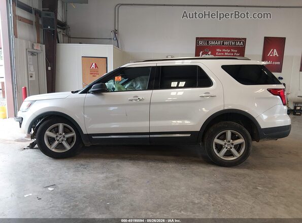 1FM5K7D89JGC63374 2018 FORD EXPLORER White Rear interior view