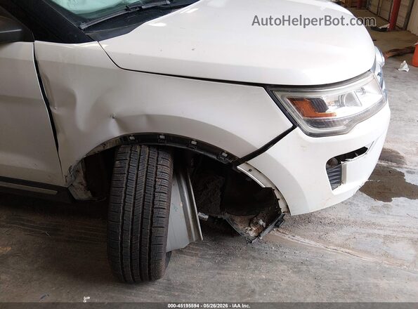 1FM5K7D89JGC63374 2018 FORD EXPLORER White Front view