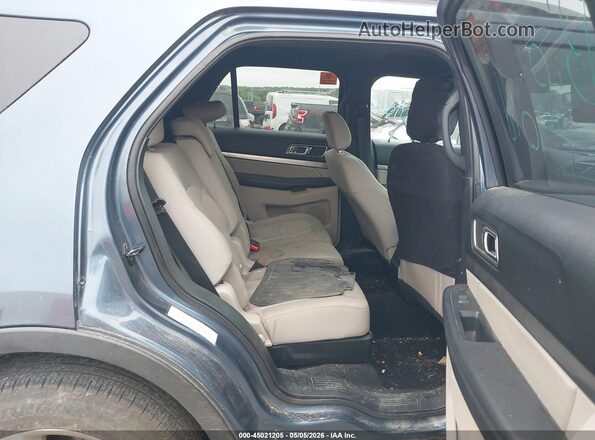 1FM5K7D89KGA90361 2019 FORD FORD EXPLORER Blue Вид наклейки з VIN-кодом