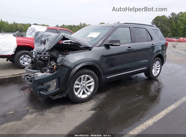 1FM5K7D8XGGB69447 2016 FORD FORD EXPLORER Green Передня ліва чверть