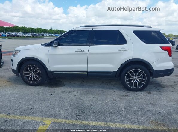 1FM5K7D8XJGC54456 2018 FORD EXPLORER White Vista interior de 360 grados