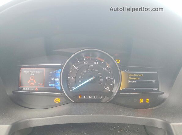 1FM5K7DH0HGC76461 2017 FORD EXPLORER Red ხელსაწყოთა პანელის ხედი
