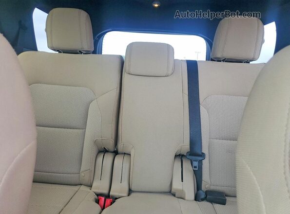 1FM5K7DH0HGC76461 2017 FORD EXPLORER Red უკანა სავარძლების ხედი