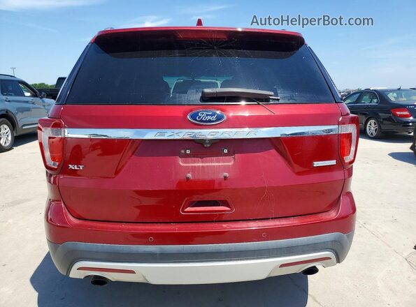 1FM5K7DH1GGC12332 2016 FORD EXPLORER Красный 