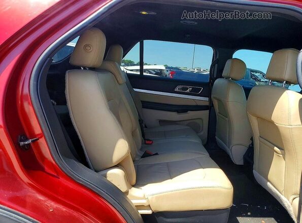 1FM5K7DH1GGC12332 2016 FORD EXPLORER Красный 