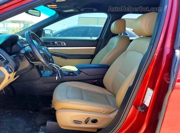 1FM5K7DH1GGC12332 2016 FORD EXPLORER Красный 