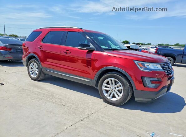 1FM5K7DH1GGC12332 2016 FORD EXPLORER Красный 