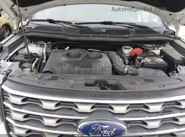 1FM5K7DH3GGC00330 2016 FORD EXPLORER White Vista trasera
