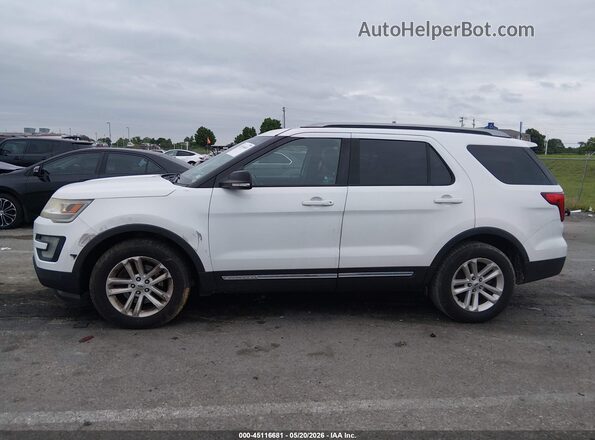 1FM5K7DH3GGC00330 2016 FORD EXPLORER White Vista interior de 360 grados