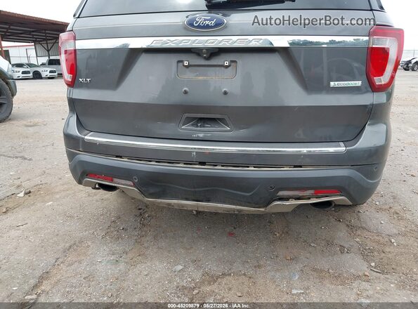 1FM5K7DH3JGA76678 2018 FORD EXPLORER Gray Vista frontal