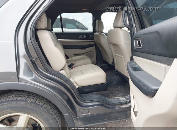 1FM5K7DH3JGA76678 2018 FORD EXPLORER Gray Vista de la etiqueta del VIN