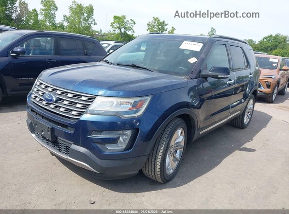 1FM5K7DH5HGC91618 2017 FORD EXPLORER Blue Front left