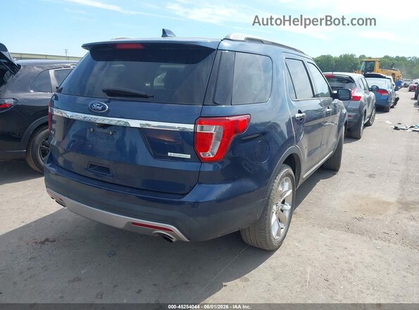1FM5K7DH5HGC91618 2017 FORD EXPLORER Blue Rear right